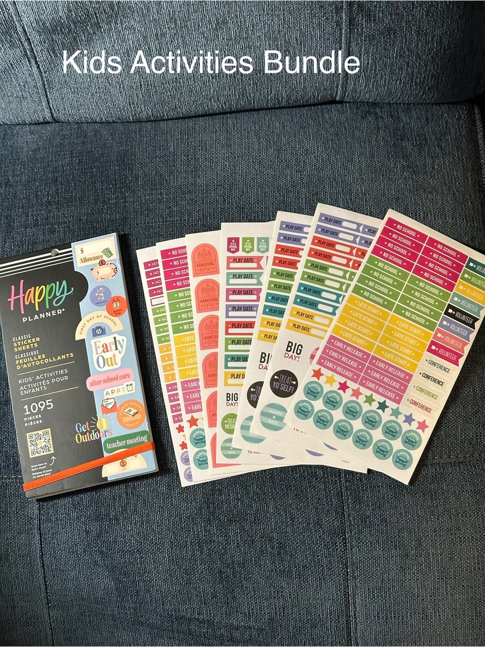 Happy Planner Kids Activities Sticker Bundle